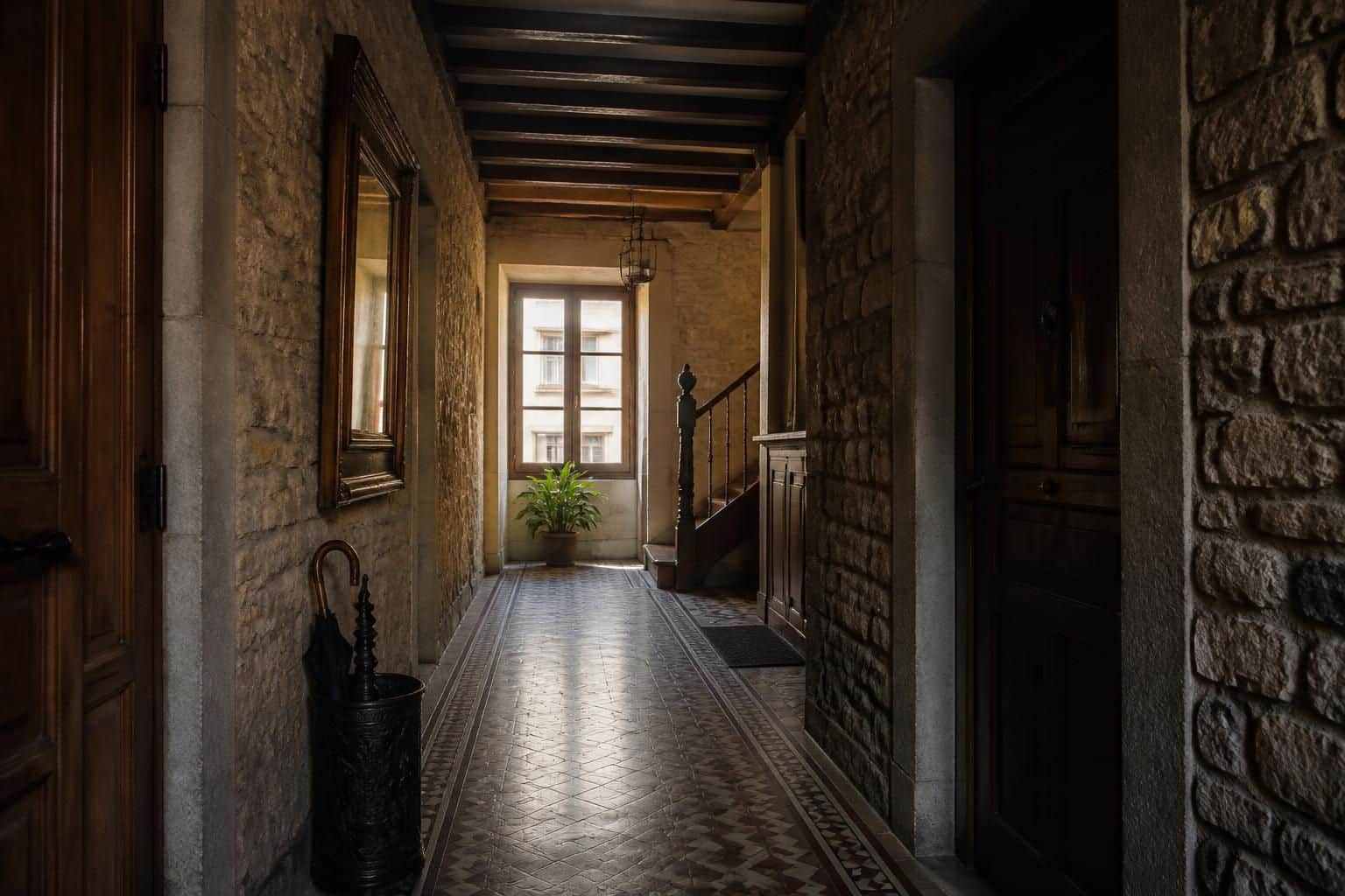 découvrez comment éclaircir efficacement un couloir sombre dans un immeuble canut en alliant lumière naturelle et solutions d'éclairage adaptées pour un espace plus lumineux et accueillant.